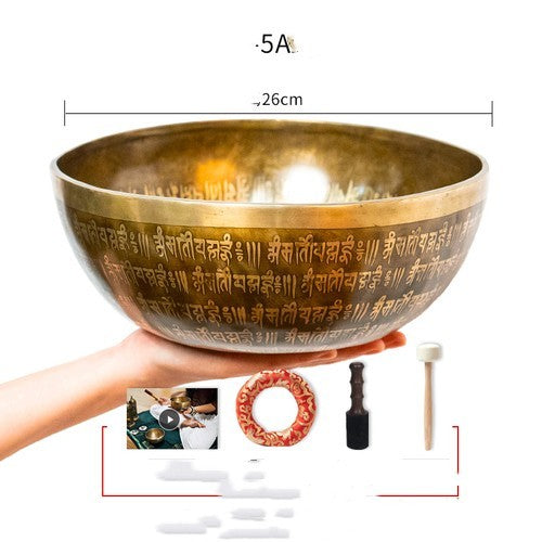 Nepal Handmade Sanskrit Bowl