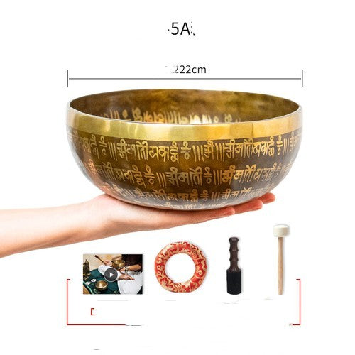 Nepal Handmade Sanskrit Bowl