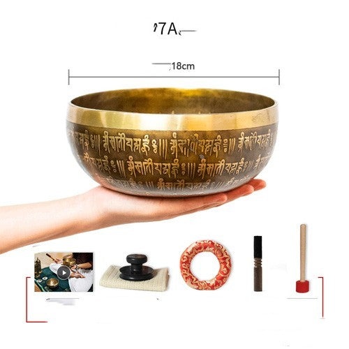 Nepal Handmade Sanskrit Bowl