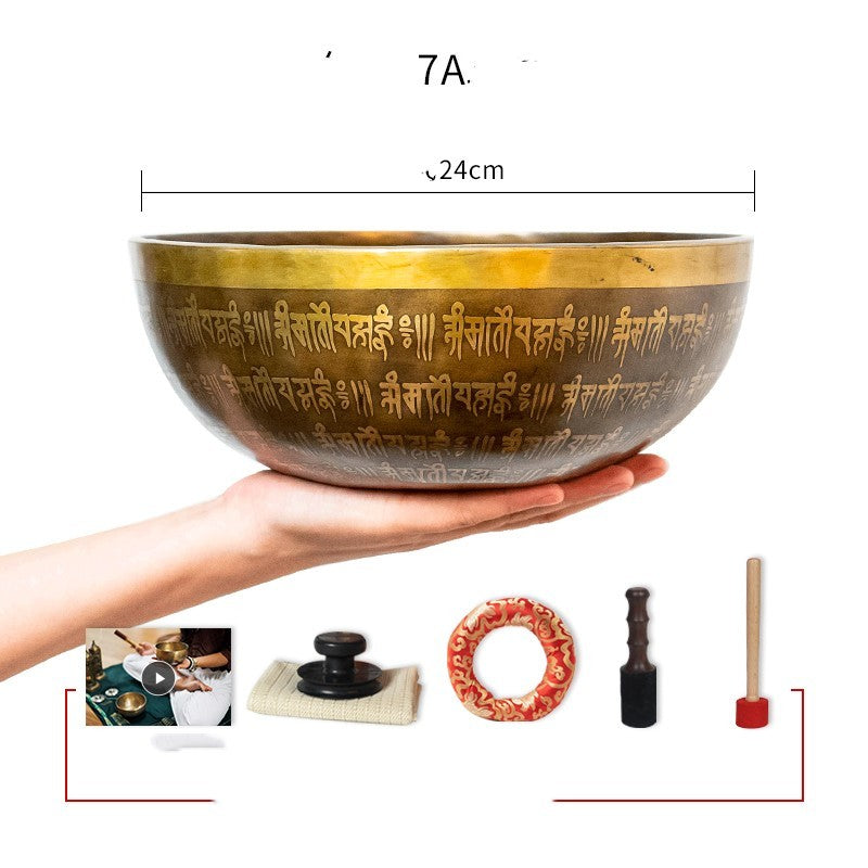 Nepal Handmade Sanskrit Bowl