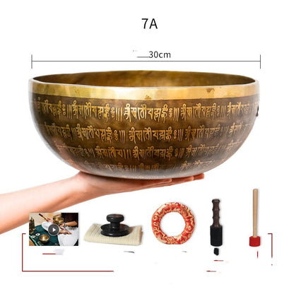 Nepal Handmade Sanskrit Bowl