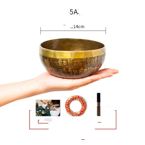Nepal Handmade Sanskrit Bowl