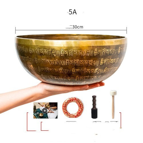 Nepal Handmade Sanskrit Bowl