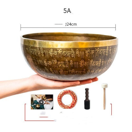 Nepal Handmade Sanskrit Bowl