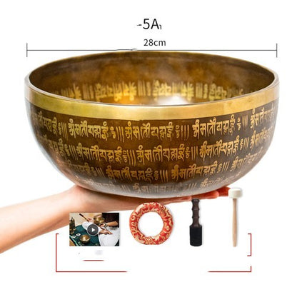 Nepal Handmade Sanskrit Bowl